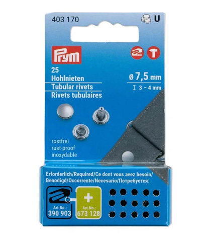 Tubular Rivets 3-4mm