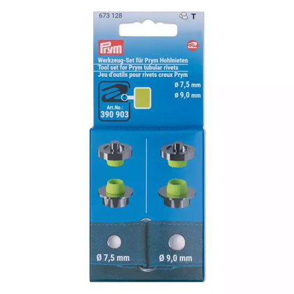 Tool set tubular rivets