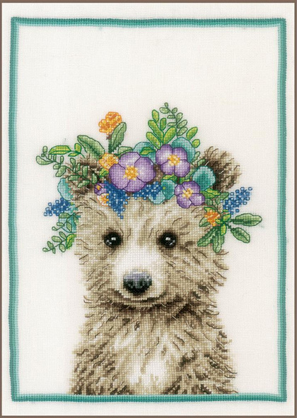 Flower crown bear