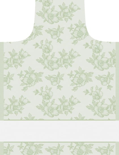 Apron Elleboro Lurex - Green