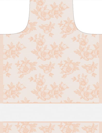 Apron Elleboro Lurex - Peach