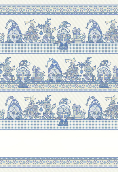 Kitchen towel - Nisser Lurex - Blue