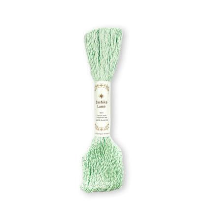Sashiko Lamé Thread - Water green