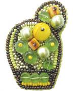 Bright cactus Brooch
