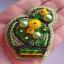 Bright cactus Brooch