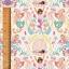 Mermaid Song - Cream - 50x145cm.
