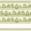 Kitchen towel - Nisser Lurex - Green