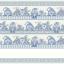 Kitchen towel - Nisser Lurex - Blue