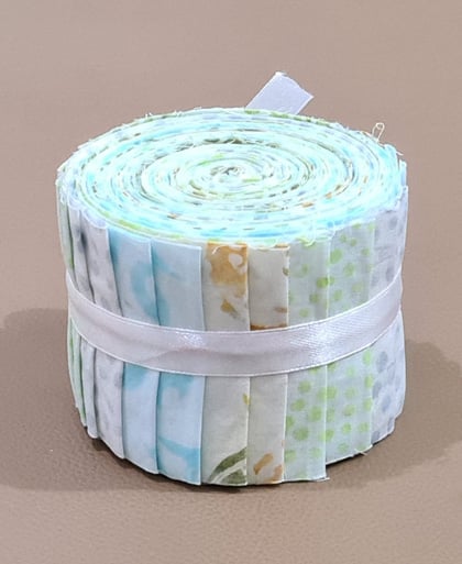 Batik Jelly Rolls - White Shades