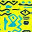 Light Printed Felt - Africa Salama