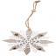 Hanging snowflakes with bells