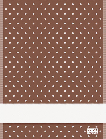 Kitchen towel - Pois - Cacao