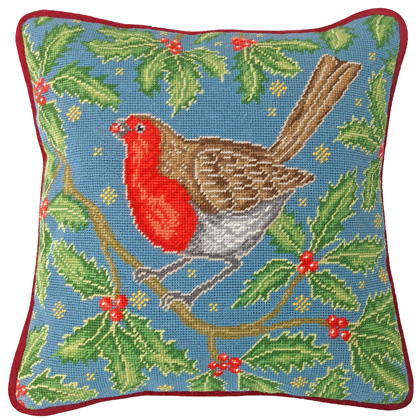 Cushion - Red, Red, Robin
