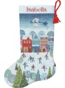 Skating Christmas Stocking