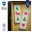 Bookmark - Checkered Christmas trees (2)