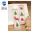 Bookmark - Checkered Christmas trees (2)