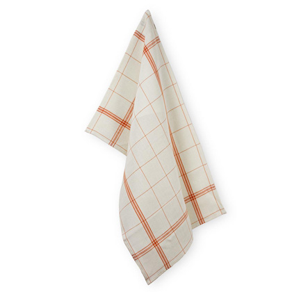 Kitchen towel - Torchon Montmartre cream - Orange