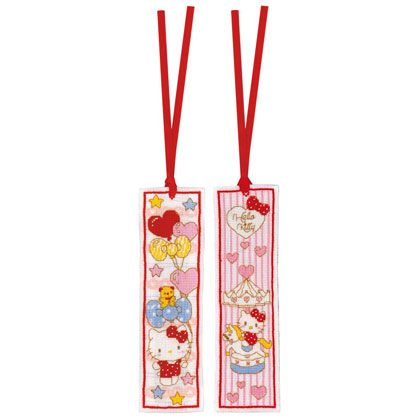Bookmark - Hello Kitty Doodle Heart (2)