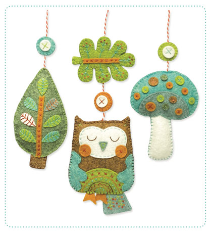 In the Forest Felt kit