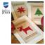 Greeting Cards: Checkered Christmas trees - Set of 3
