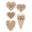 Little embroidery decoration set - Hearts
