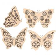 Little embroidery decoration set - Butterflies