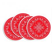 Set for serving glasses - Winter patterns