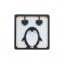 Wooden box - Penguin