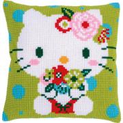 Cushion - Hello Kitty Green Floral