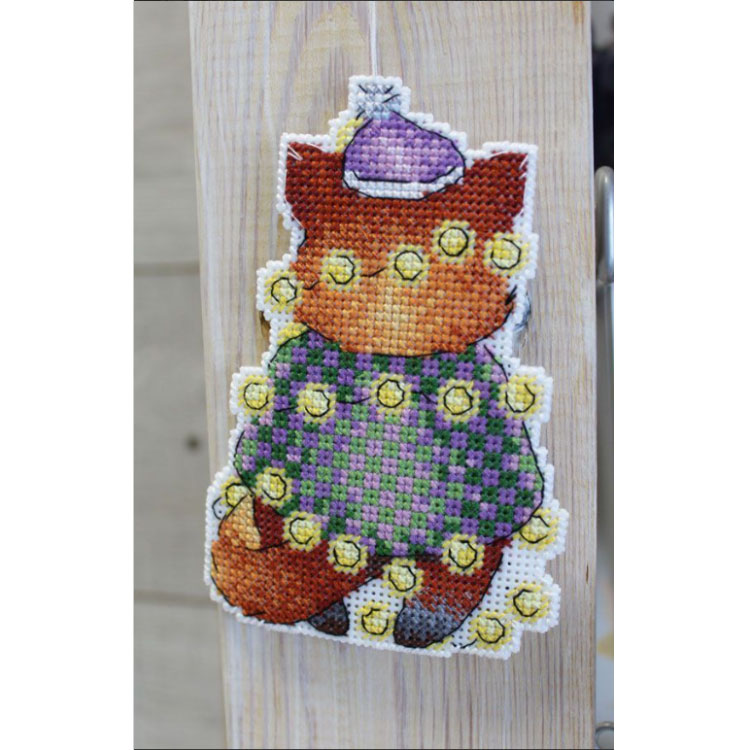 Christmas cat - Christmas Beaded cross stitch kit