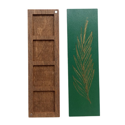 Beads organizer - Leaf - Green