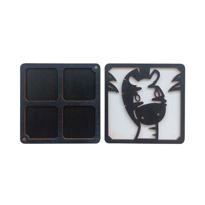 Wooden box - Zebra