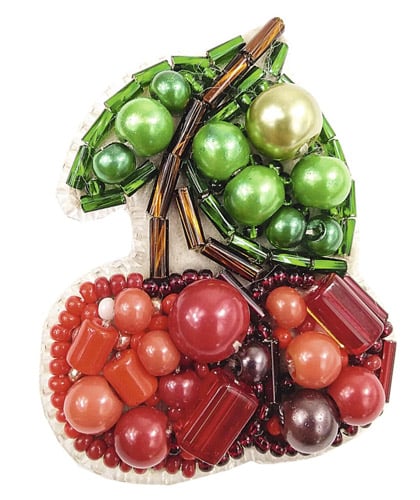 Cherry Brooch
