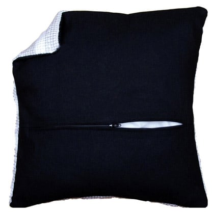 Cushion Back Kit with Zipper - Black