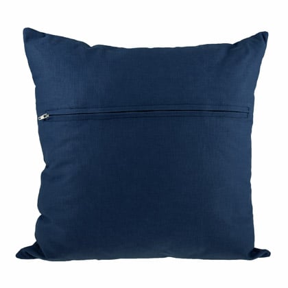 Cushion Back Kit with Zipper - Navy Blue