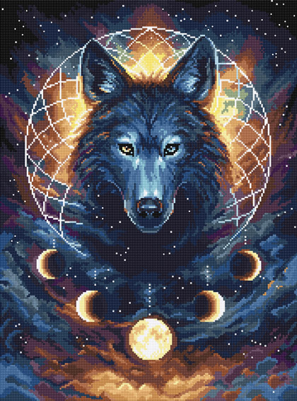 Dream Catcher Wolf