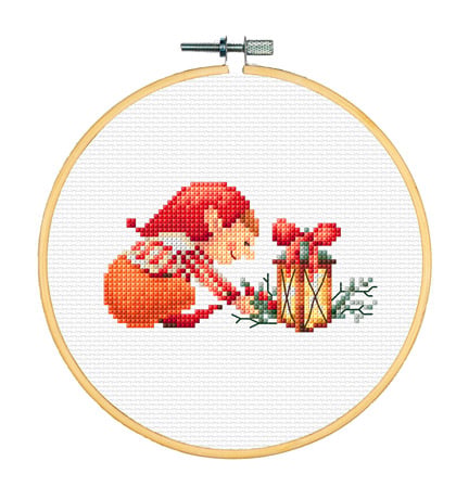 Elf with lantern