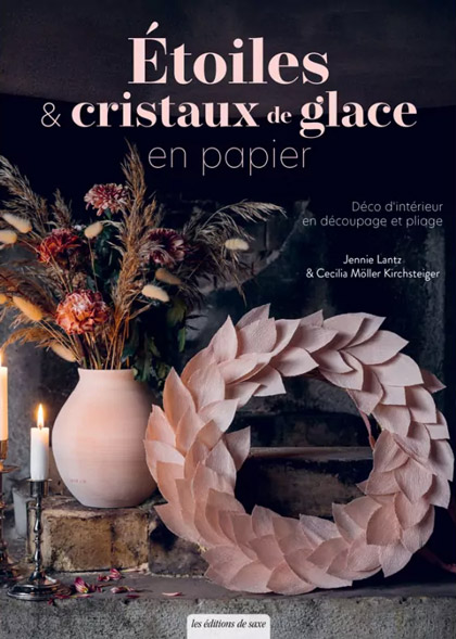 Étoiles & cristaux de glace en papier