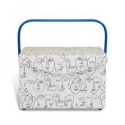 Sewing basket Faces -Large