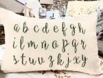 Lowercase alphabet