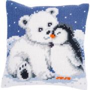 Cushion - Polar Bear and Penguin