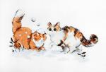 Winter kitties