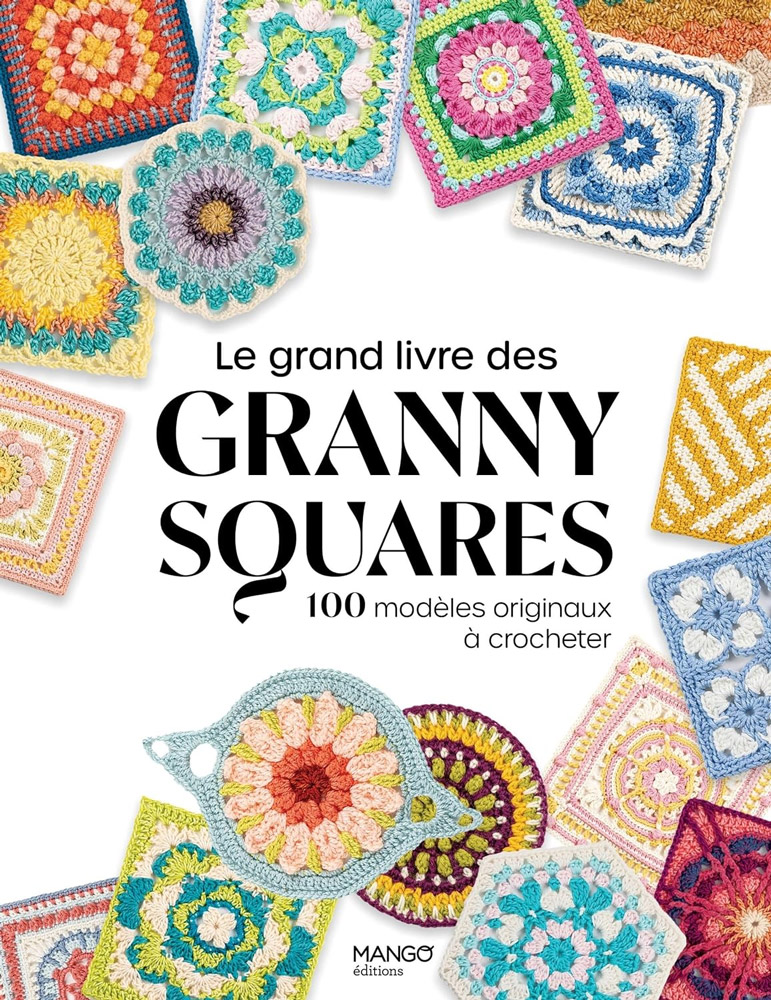 Crocheted Granny Squares Book Review with Crochet Pattern