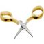 Special scissors with micro serrated blades, 3 ½ inches