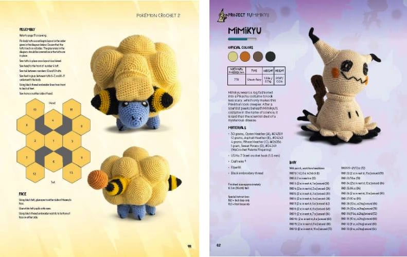 Pokémon au crochet - Donnez vie à vos Pokémon préférés grâce - Librairie  Eyrolles