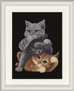 Hear no evil, See no evil, Speak no evil Cats - Black