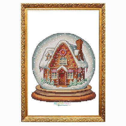 Snow Ball Gingerbread House