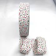 Little Stars Folded Bias - White (18 mm)