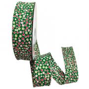 Little Stars Folded Bias - Green (30 mm)