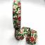Mistletoe & Holly Folded Bias - White (30 mm)